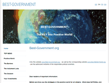 Tablet Screenshot of best-government.org
